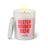 Duftkerze mit witzigem Spruch: Bester Bruder 2024. Farbe rosa und pinke Schrift. Kerzenglas mit silbernem Deckel von SassyCandle.
