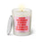 Duftkerze mit witzigen Spruch:  Beste Freundinnen beruhigen sich nicht. Sie regen sich zusammen auf! Farbe rosa und pink von Sassy Candle.
