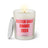 Duftkerze mit witzigem Spruch: Bester Chef Award 2024. Farbe rosa und pinke Schrift. Kerzenglas mit silbernem Deckel von SassyCandle.