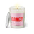 Duftkerze mit Spruch: Dance! Farbe rosa und pink von Sassy Candle.