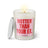 Duftkerze mit witzigem Spruch: Hotter than your Ex. Farbe rosa und pinke Schrift. Kerzenglas mit silbernem Deckel von SassyCandle.