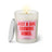 Duftkerze mit witzigen Spruch: Just a Girl growing wings. Farbe rosa und pink von Sassy Candle.