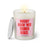 Duftkerze mit Spruch: Riecht nach 'ner teuren Kerze. Farbe rosa und pink von Sassy Candle.